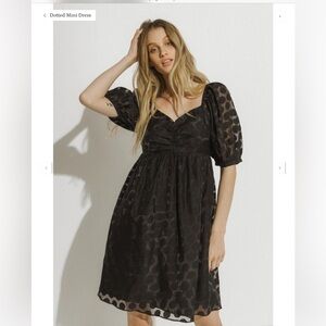 English Factory Dotted Mini Dress